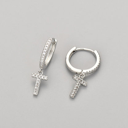 Initial Earrings "Crystal"