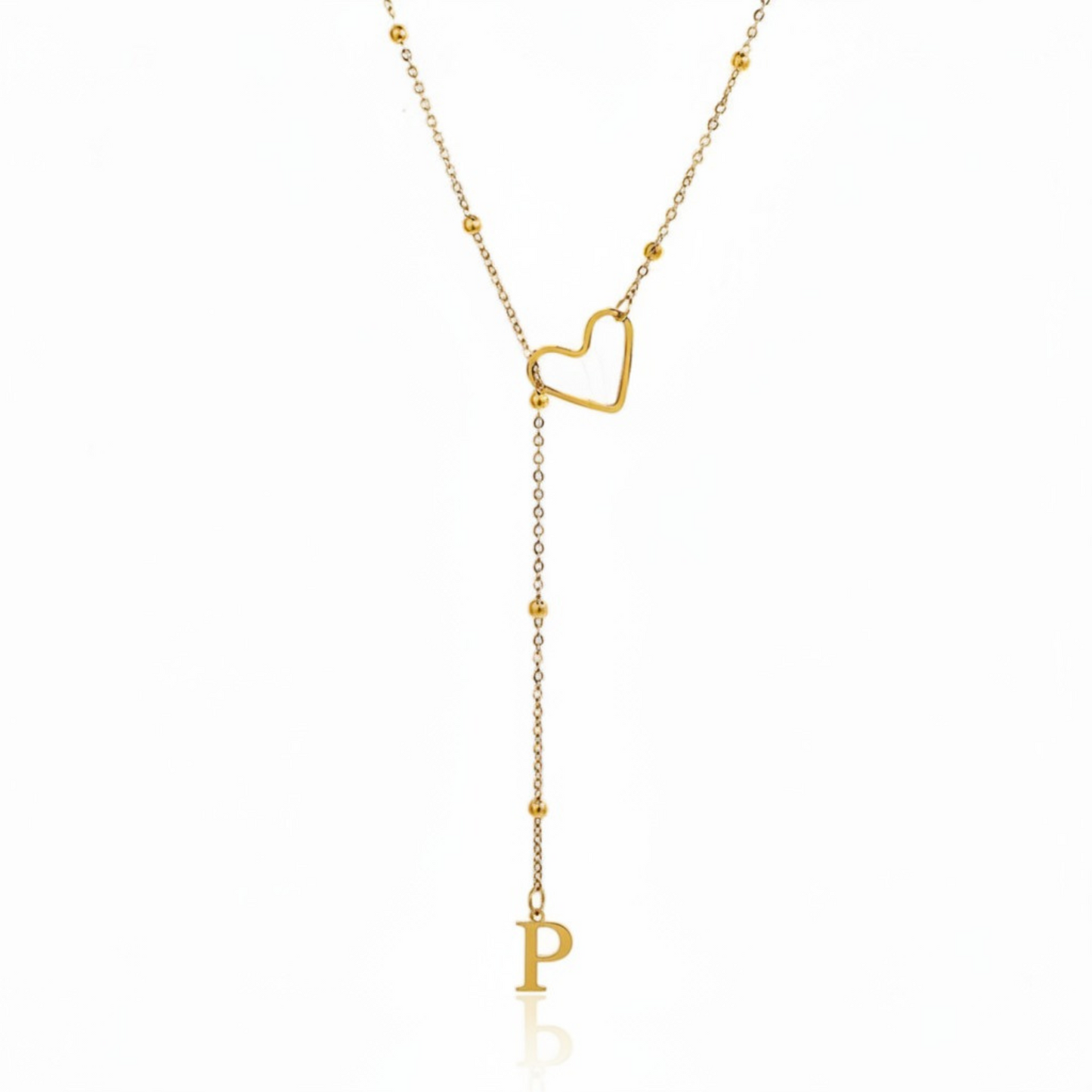 Initial Necklace "In Love"