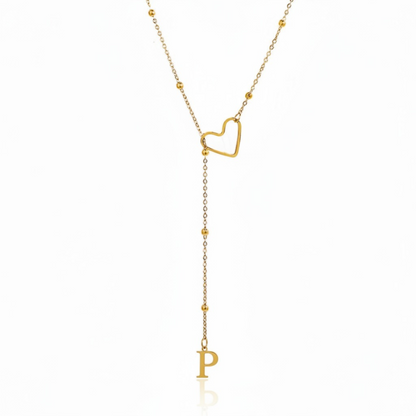 Initial Necklace "In Love"