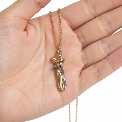 Necklace "Eternal hug"