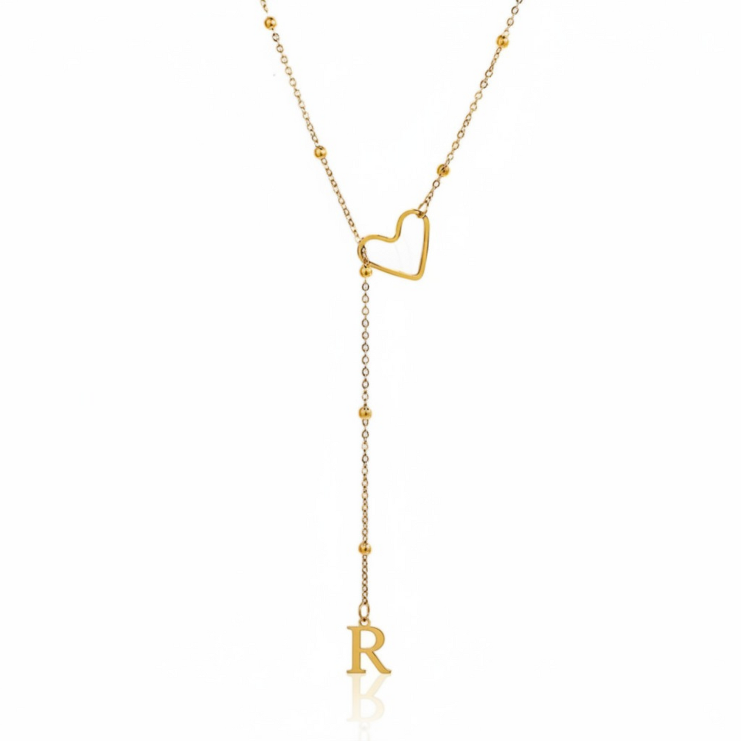 Initial Necklace "In Love"