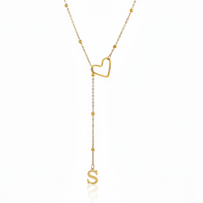 Initial Necklace "In Love"