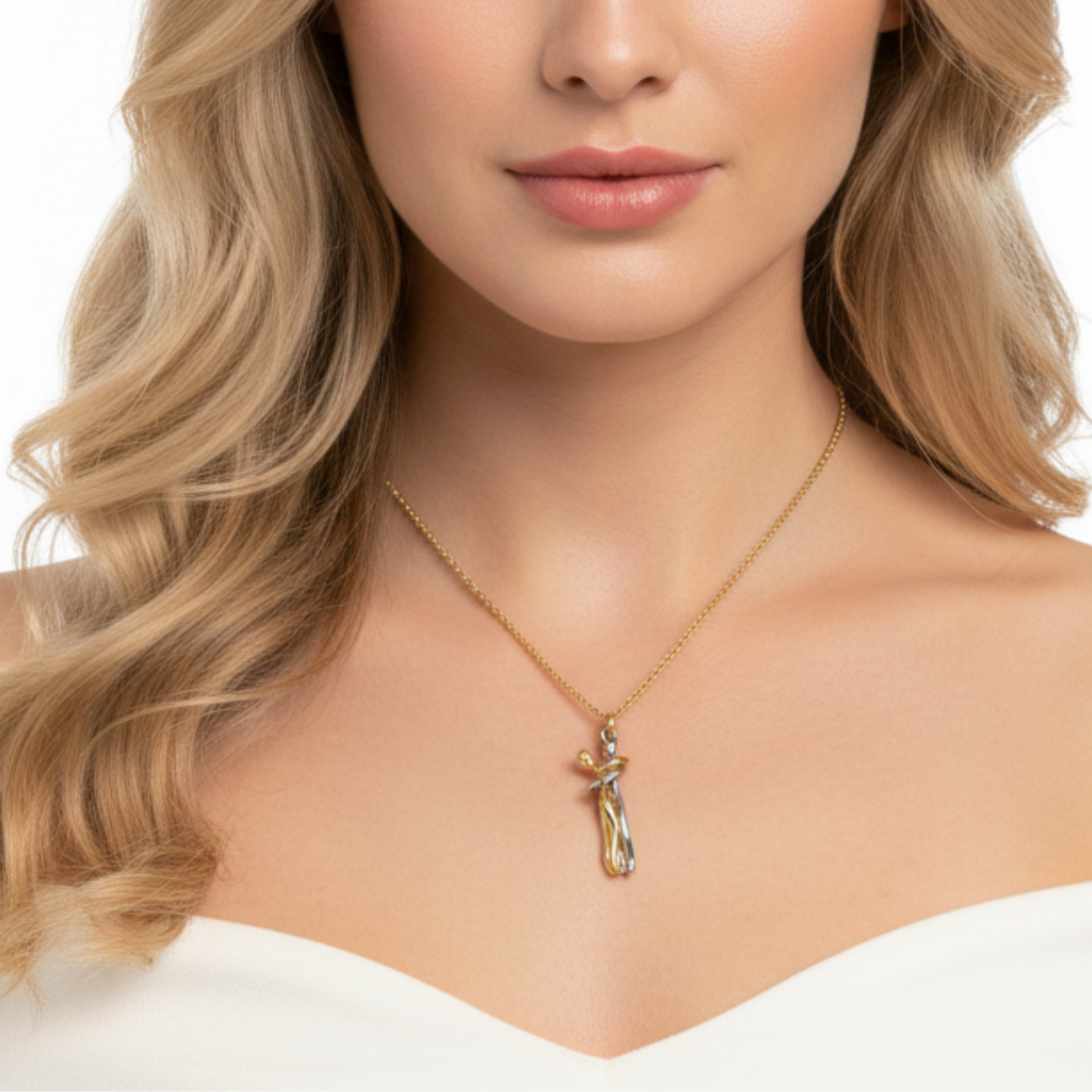 Necklace "Eternal hug"