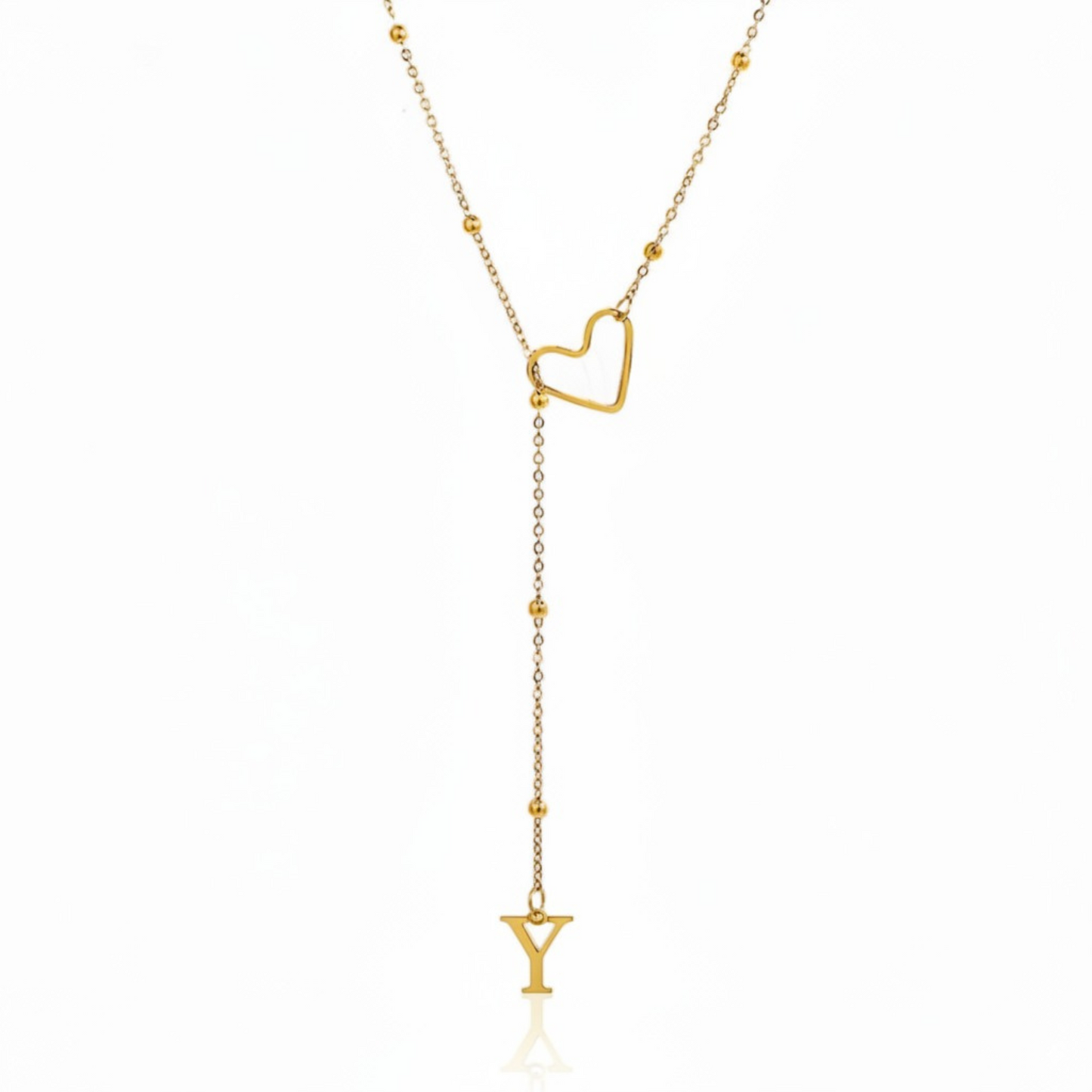 Initial Necklace "In Love"