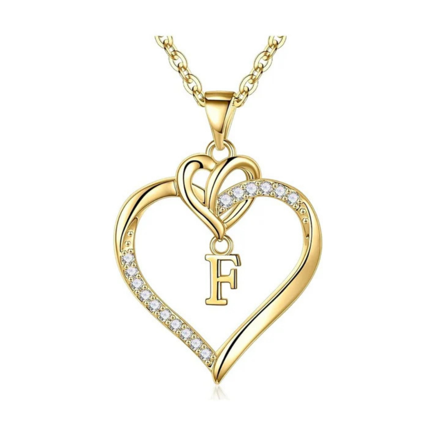 Initial Necklace "Love"