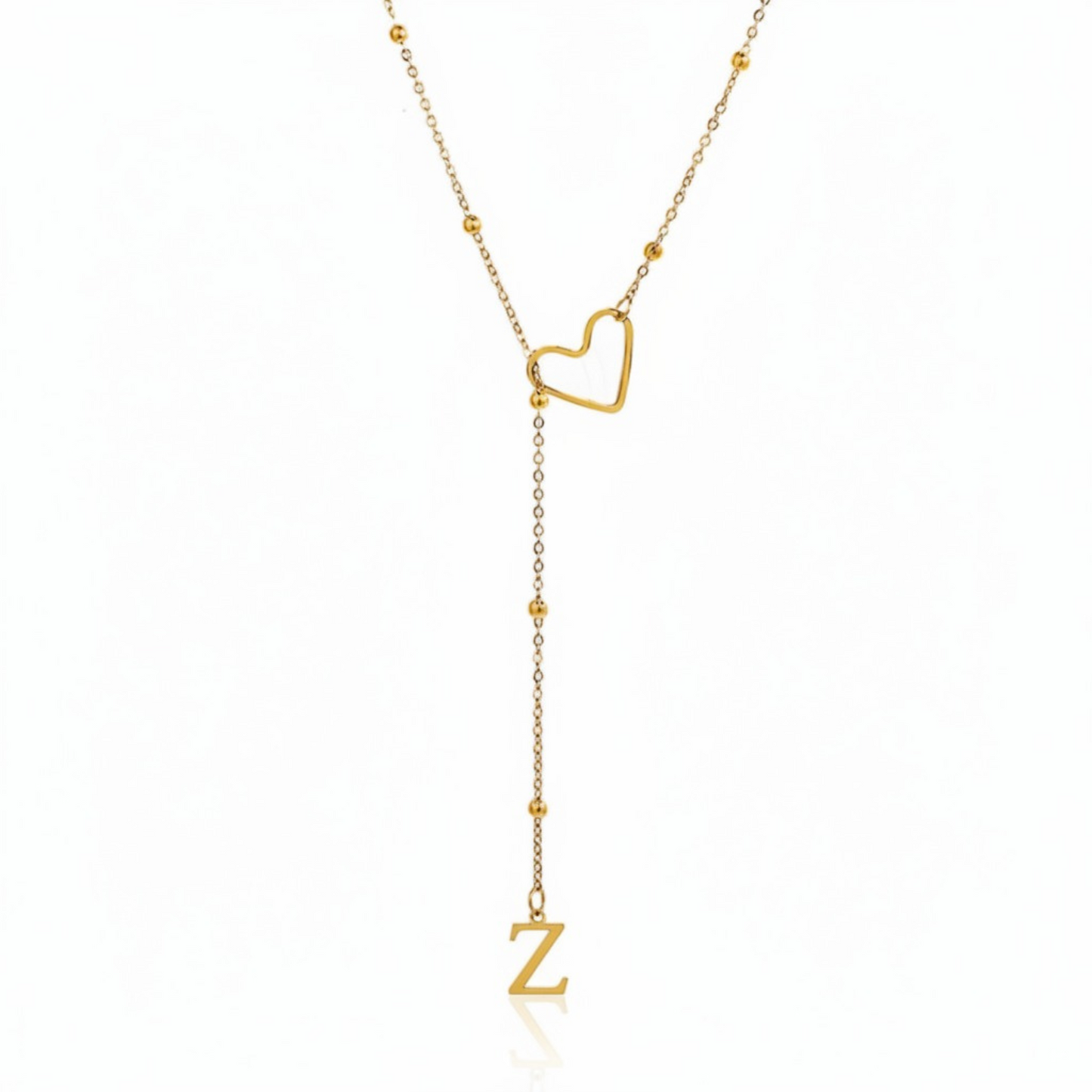 Initial Necklace "In Love"