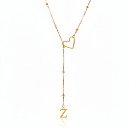 Initial Necklace "In Love"