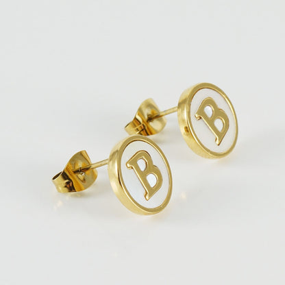 Initial Earrings "Vintage"