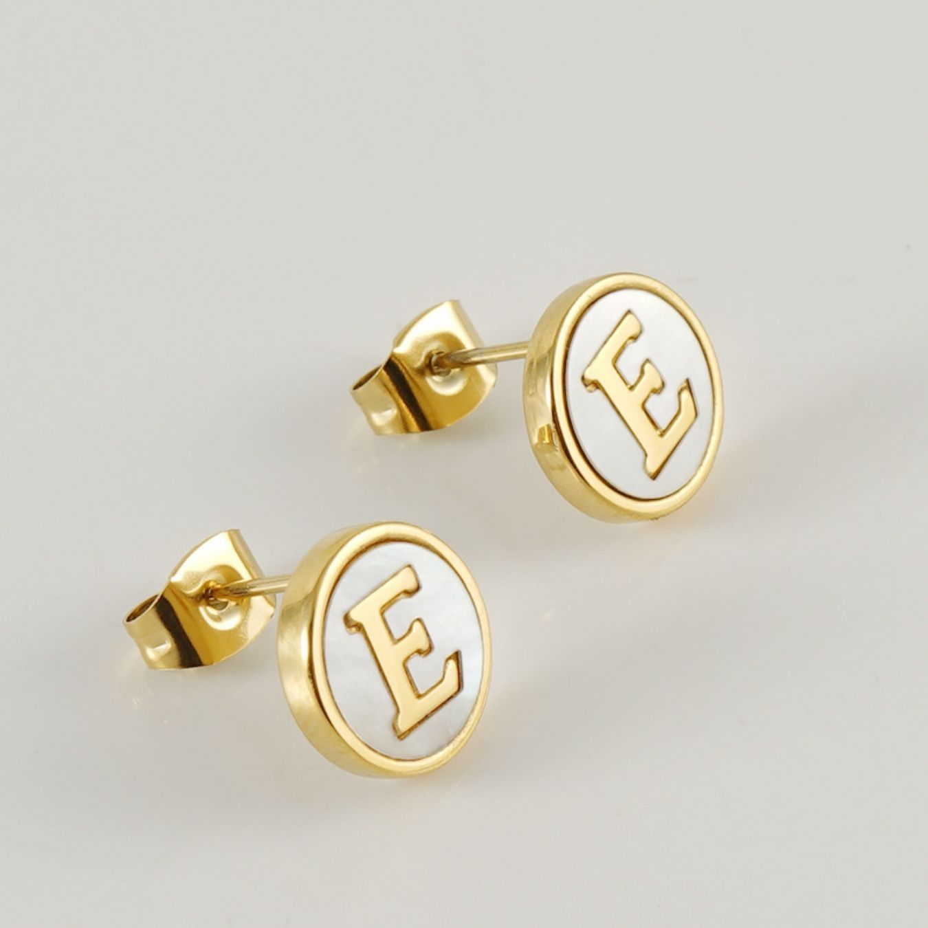 Initial Earrings "Vintage"