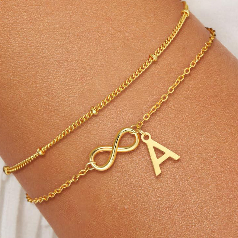 Initial Bracelet "Eternal Bond"