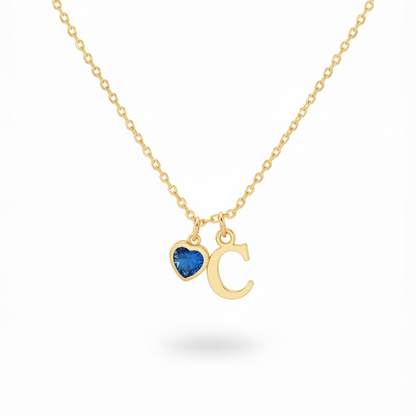 Initial Necklace "Eternal Whisper"