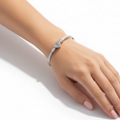 Initial Bracelet "Heart"