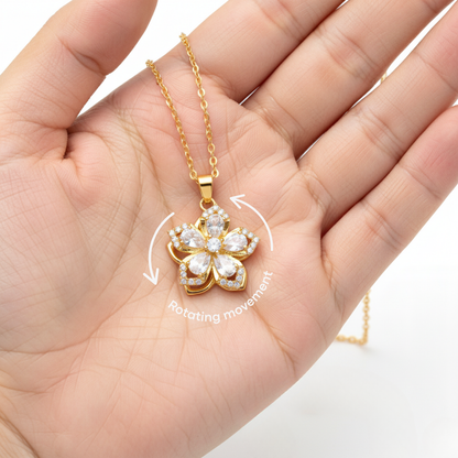 Necklace "Twist & Bloom"