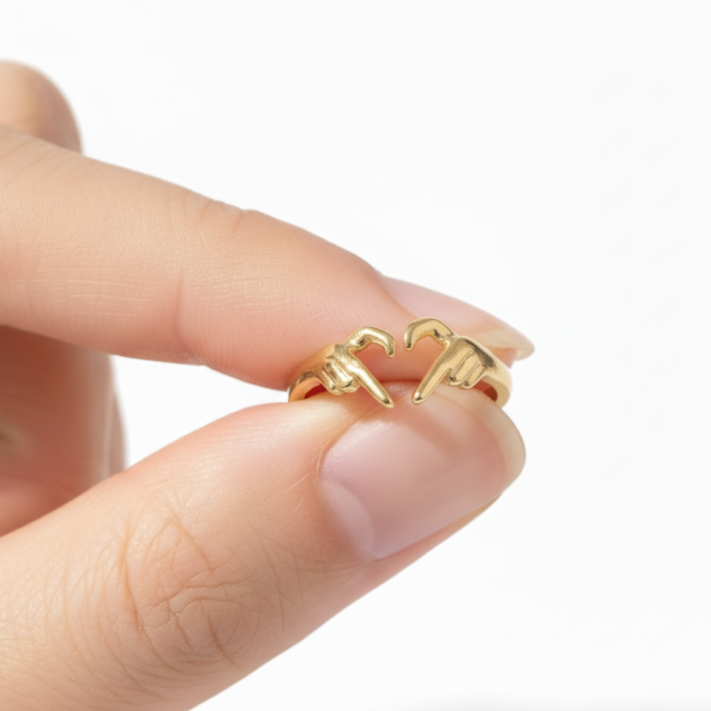 Adjustable Ring "Sign of Love"