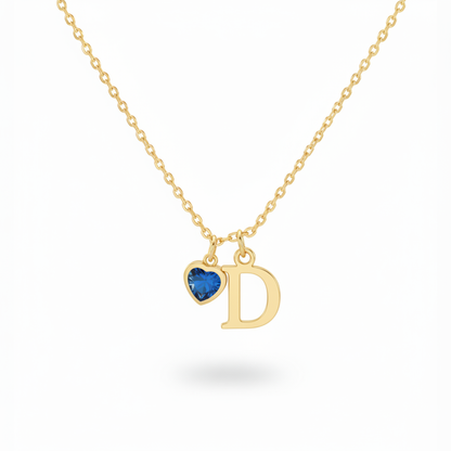 Initial Necklace "Eternal Whisper"