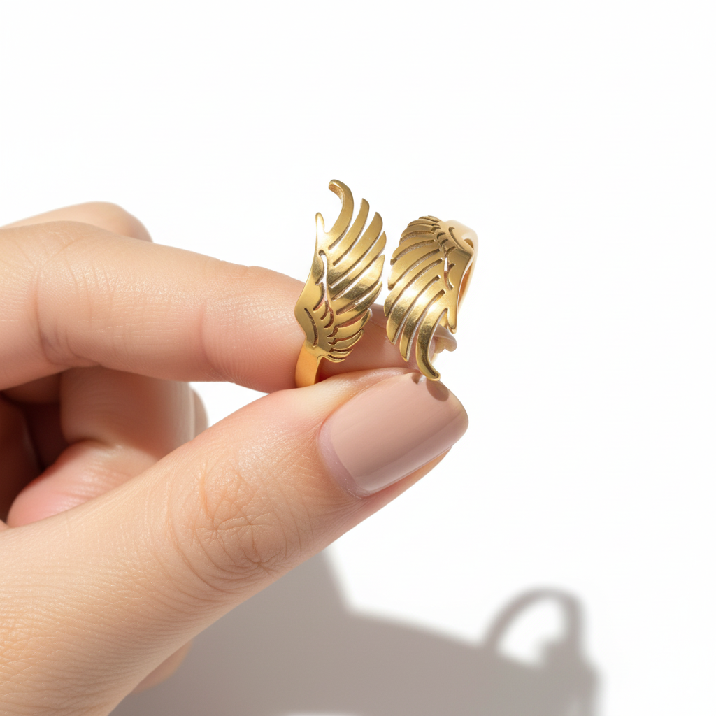 Adjustable Ring "Angel wings"
