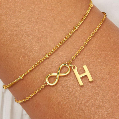 Initial Bracelet "Eternal Bond"