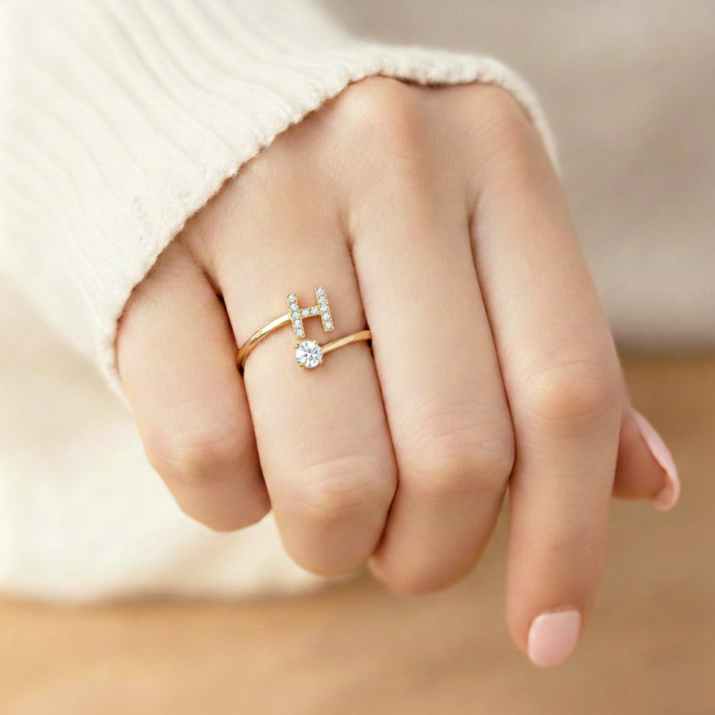 Adjustable Initial Ring "Classic"