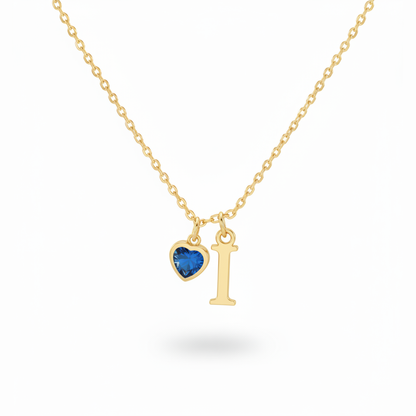 Initial Necklace "Eternal Whisper"