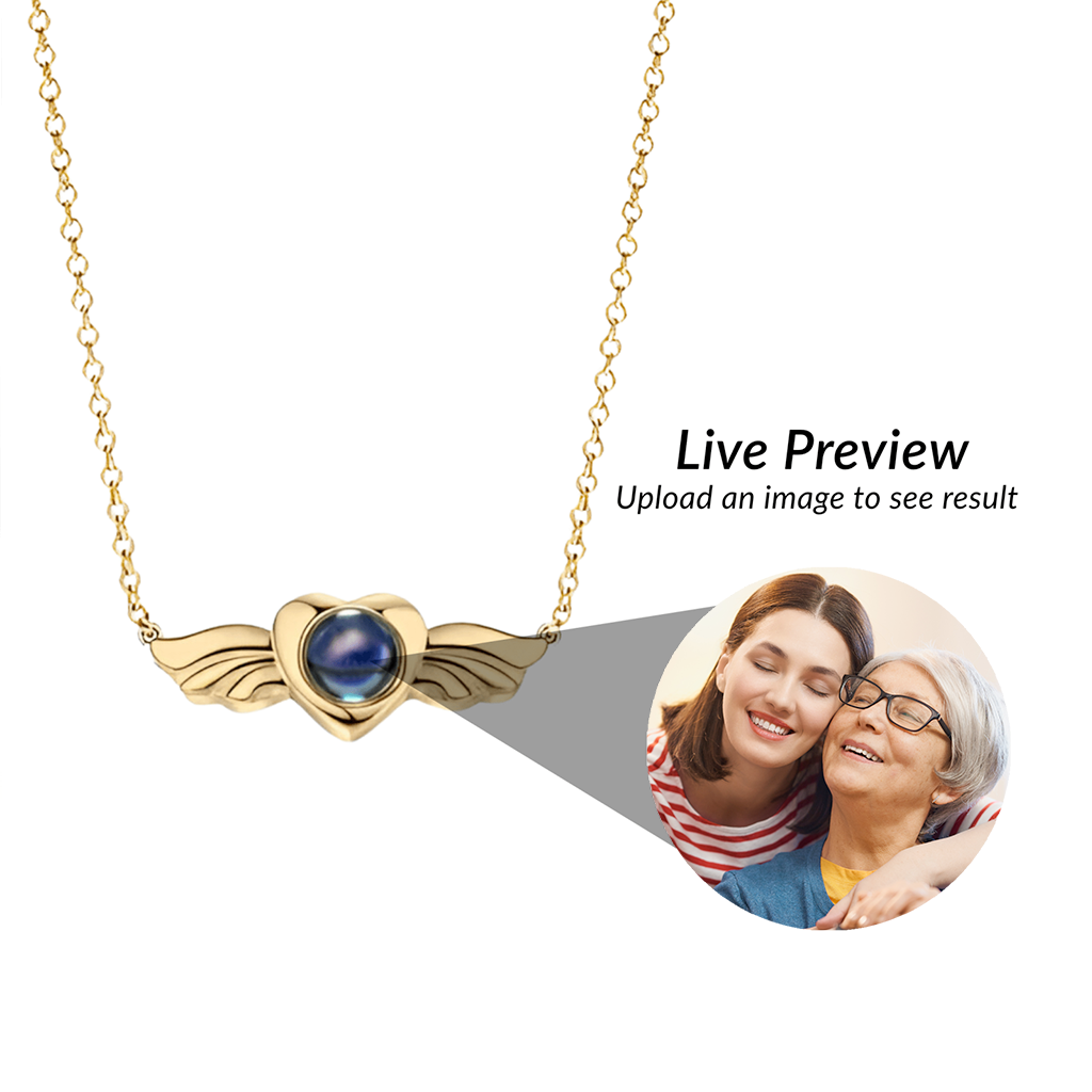Projection Necklace "Lovely Angel"