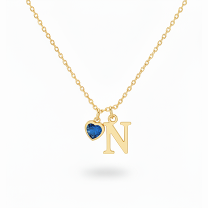 Initial Necklace "Eternal Whisper"