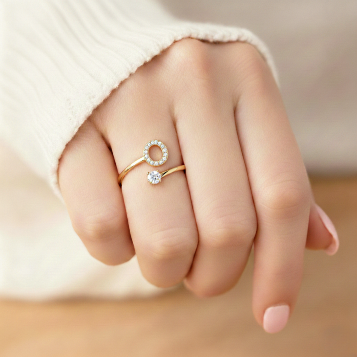 Adjustable Initial Ring "Classic"