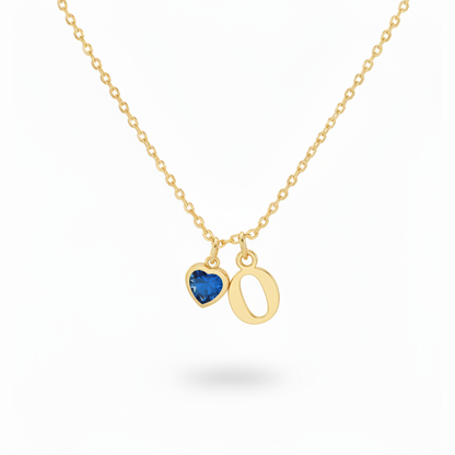 Initial Necklace "Eternal Whisper"