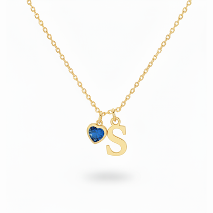 Initial Necklace "Eternal Whisper"