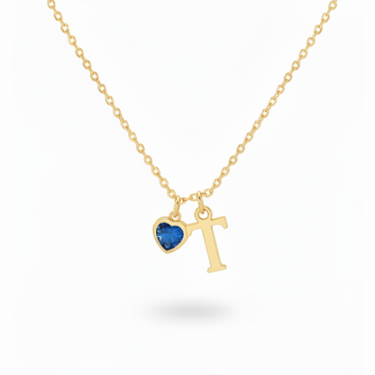 Initial Necklace "Eternal Whisper"