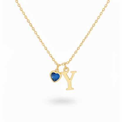 Initial Necklace "Eternal Whisper"