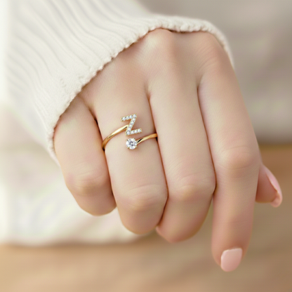 Adjustable Initial Ring "Classic"
