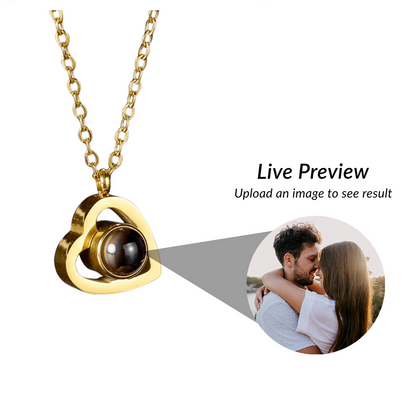 Projection Necklace "Heart"