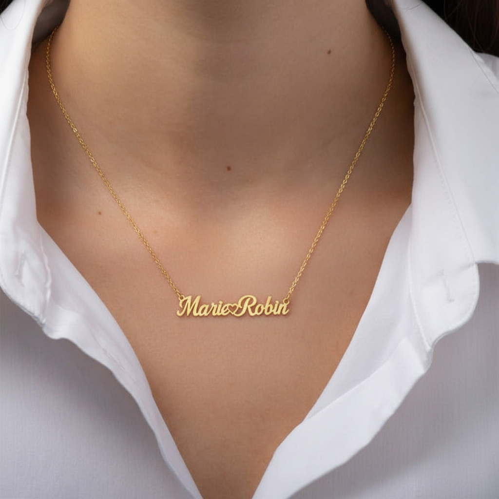 Name Necklace "Infinity Bond"