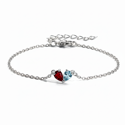 Bracelet "Twin Hearts"