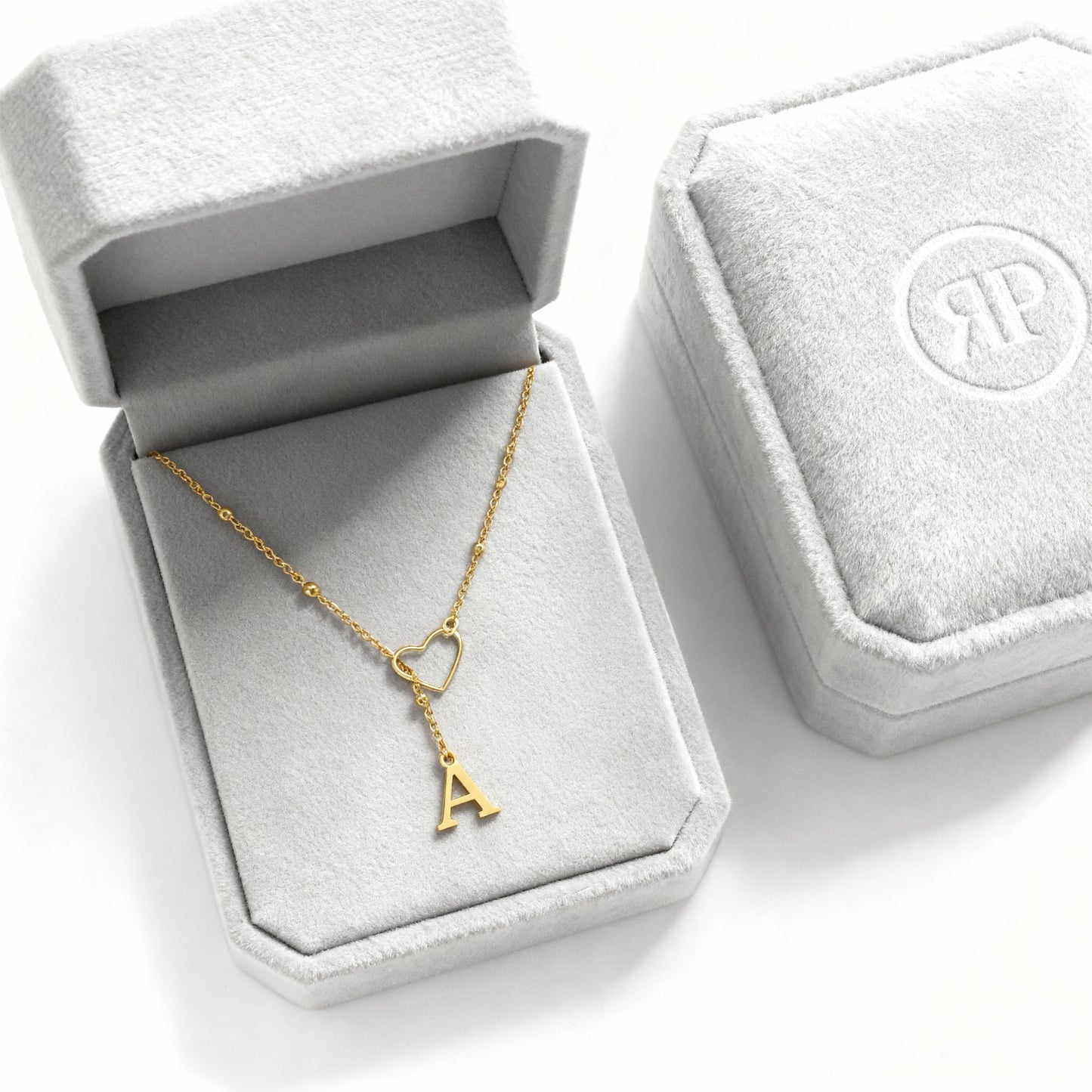 Initial Necklace "In Love"