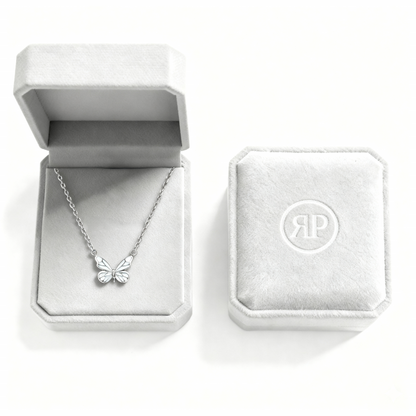 Necklace "Luminous Butterfly"