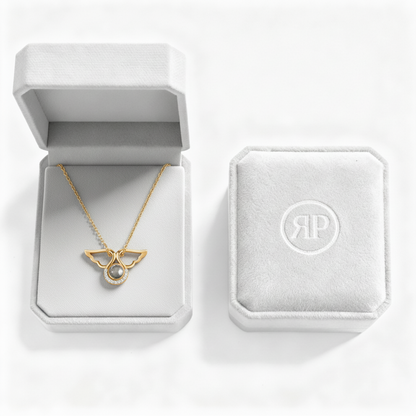 Projection Necklace "Angel Wings"