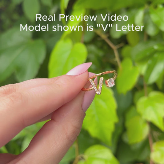 Adjustable Initial Ring "Classic"