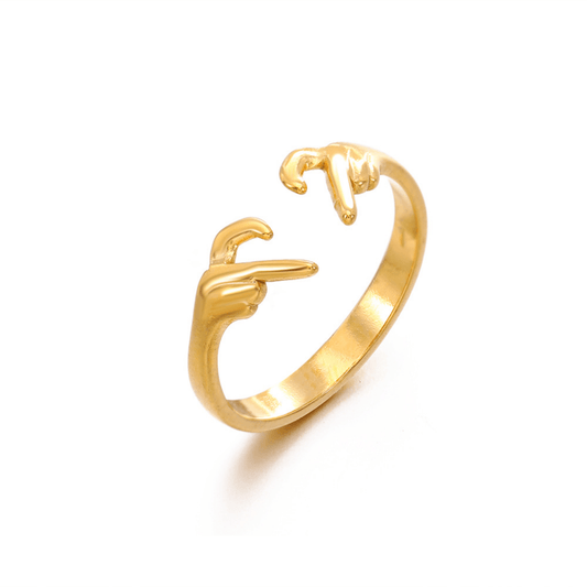 RICCARDI - BAGUE AJUSTABLE "Sign of Love" - Riccardi