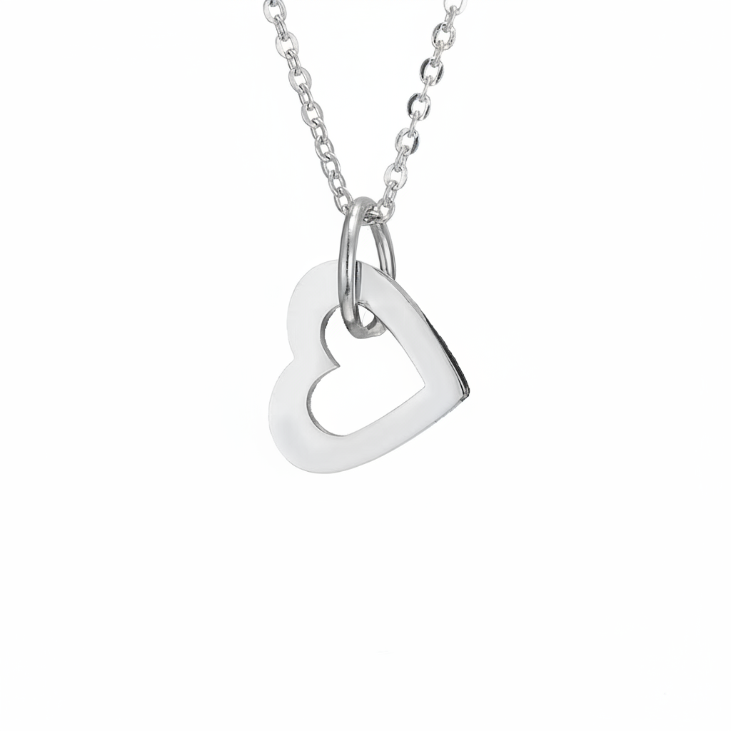 Name Necklace "Nested Hearts"