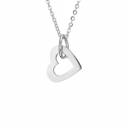 Name Necklace "Nested Hearts"