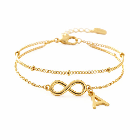 Initial Bracelet "Eternal Bond"
