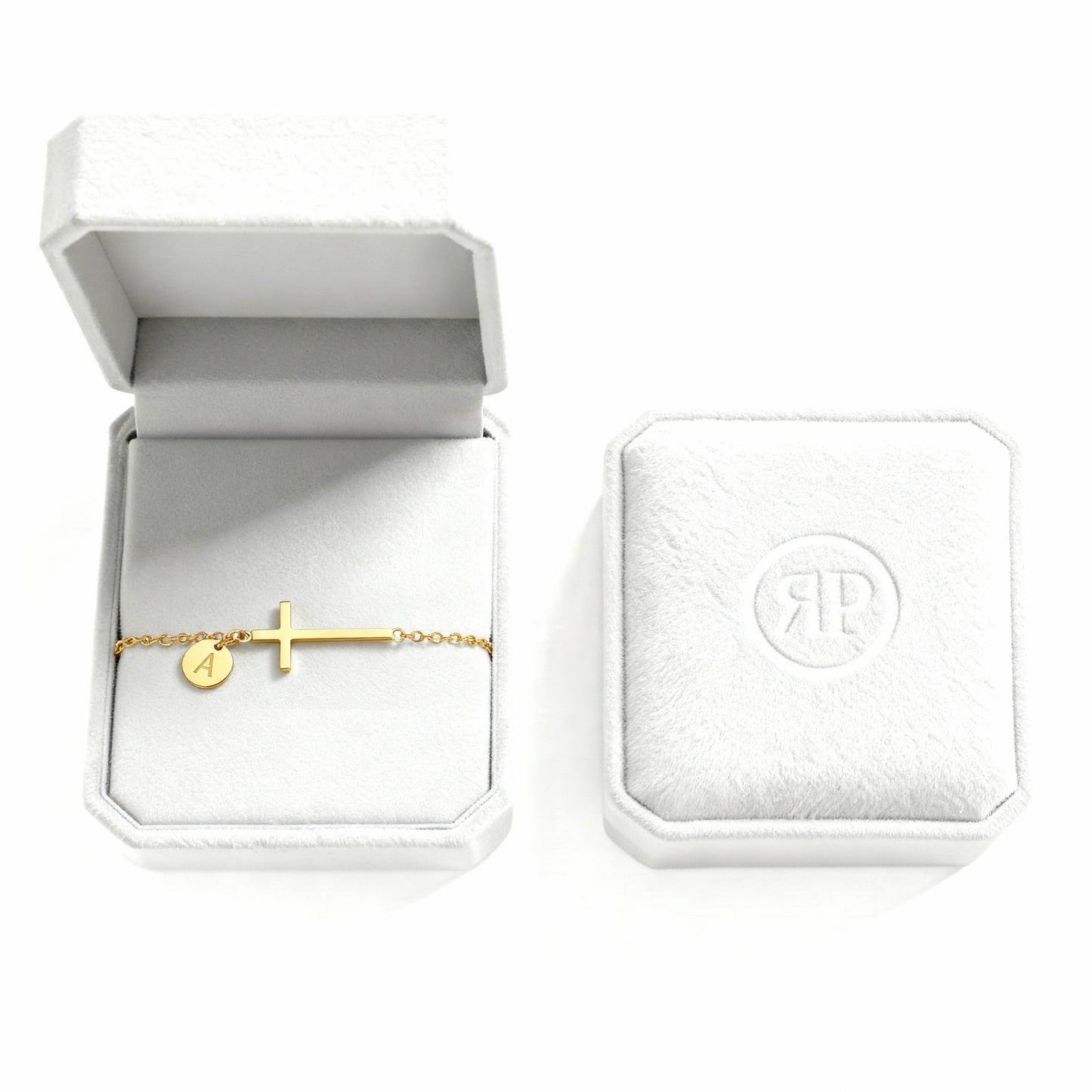 Initial Bracelet "Cross"