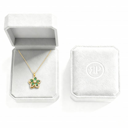 Necklace "Twist & Bloom"